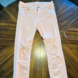 Pink Rag & Bone skinny jeans